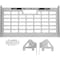 Buyers Products 49in Gloss White Kabgard with mounting kit for Single-Wheel Service Bodies 5404927 - alternate 5